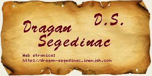Dragan Segedinac vizit kartica